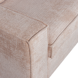 HAJO HOEKBANK RECHTS CHENILLE ZAND