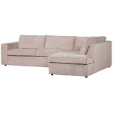 HAJO HOEKBANK RECHTS CHENILLE ZAND