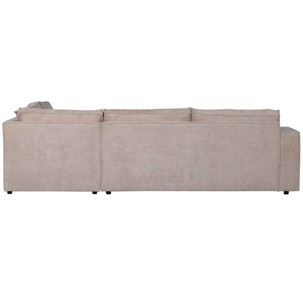 HAJO HOEKBANK RECHTS CHENILLE ZAND