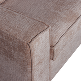 HAJO HOEKBANK RECHTS CHENILLE TAUPE