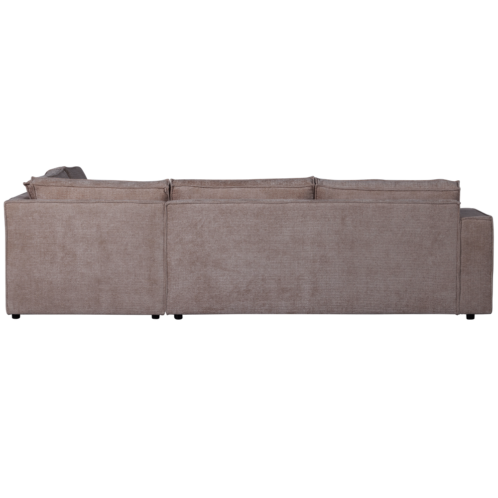 HAJO HOEKBANK RECHTS CHENILLE TAUPE