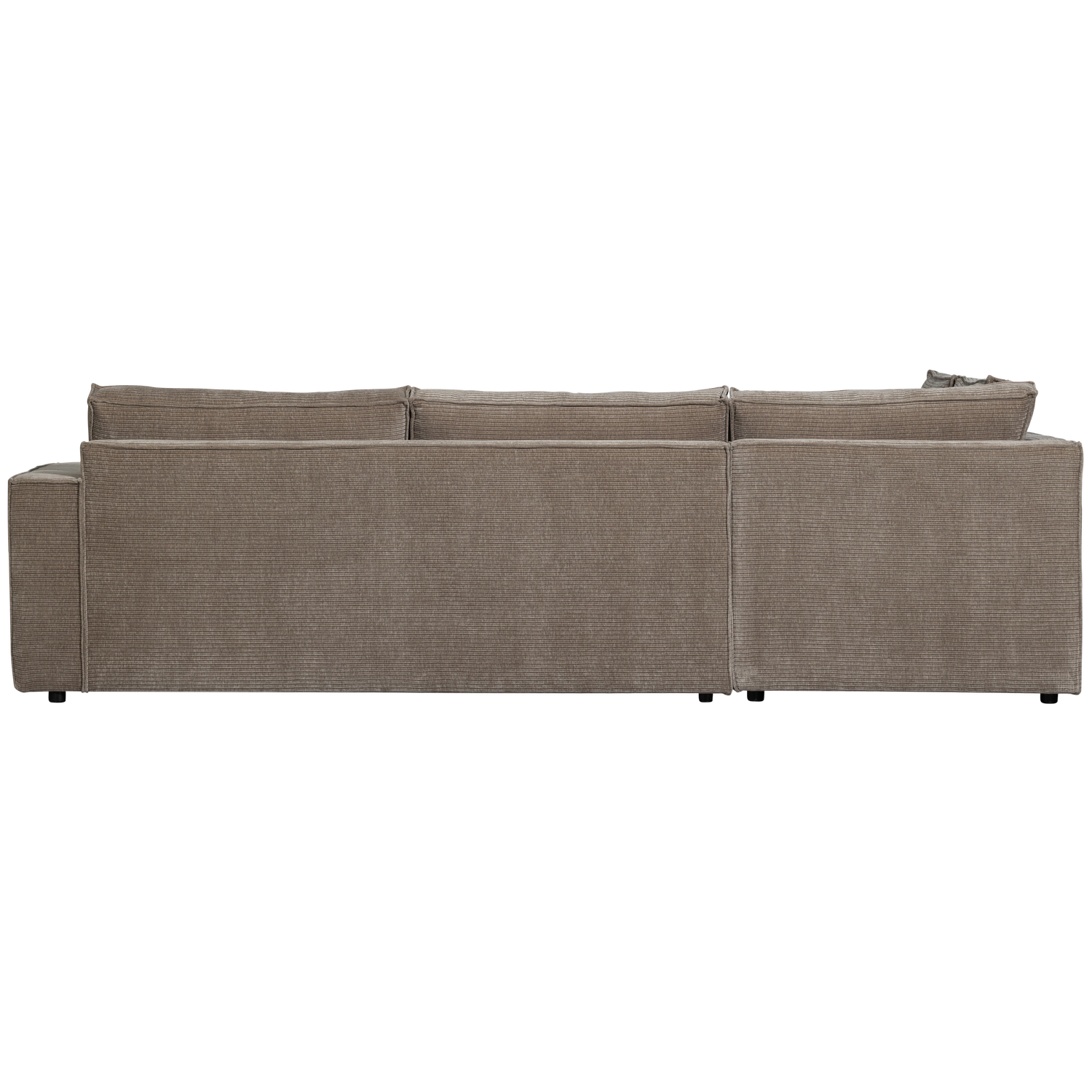 HAJO HOEKBANK LINKS RIBSTOF TAUPE