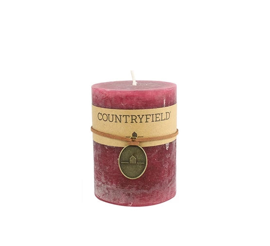 Kaars effen ro Tonnie L paars - Countryfield