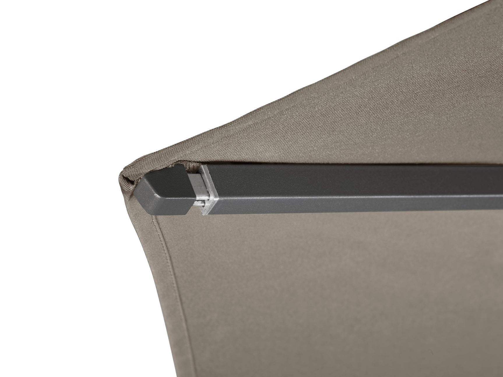 Platinum parasol Riva 275x275 - taupe