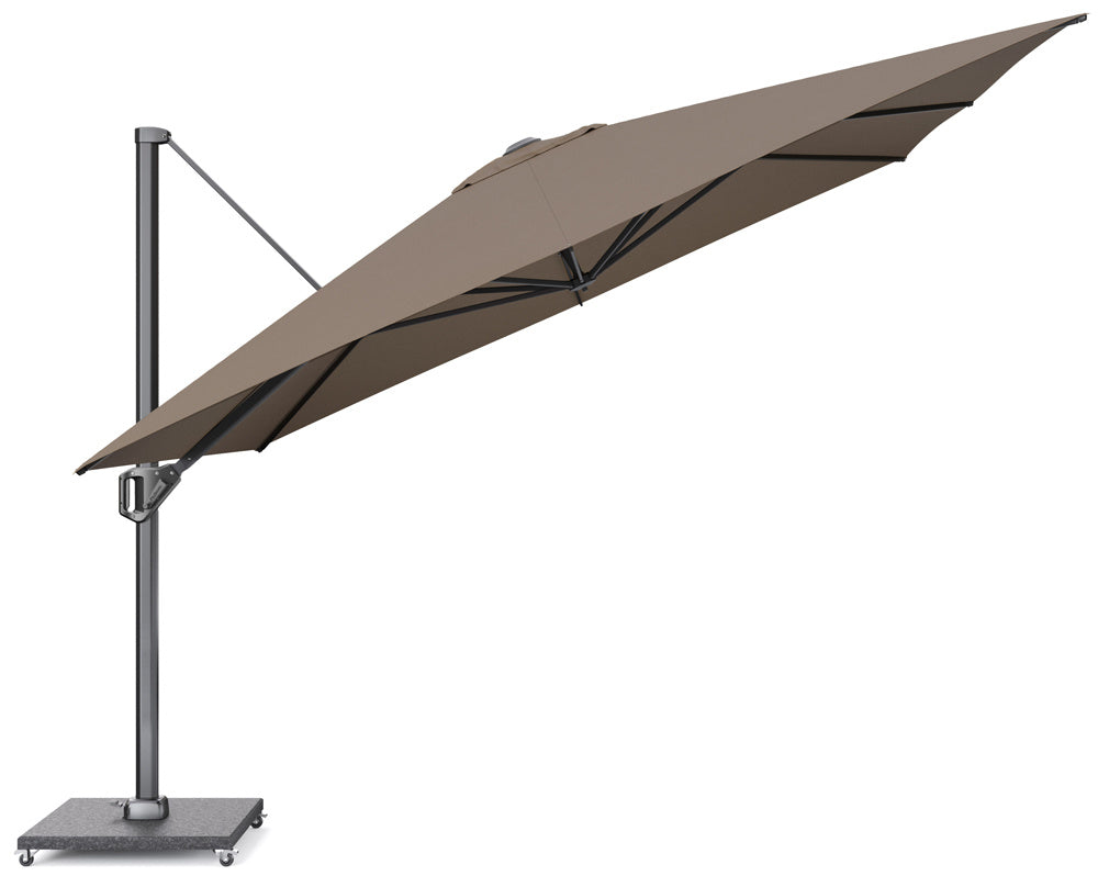 Platinum zweefparasol Challenger T¹ Premium 350x350 - Havana