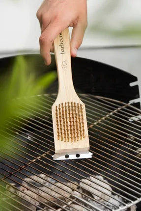 Barbecook - stalen borstel uit koper, hout en rvs 31cm FSC 100%