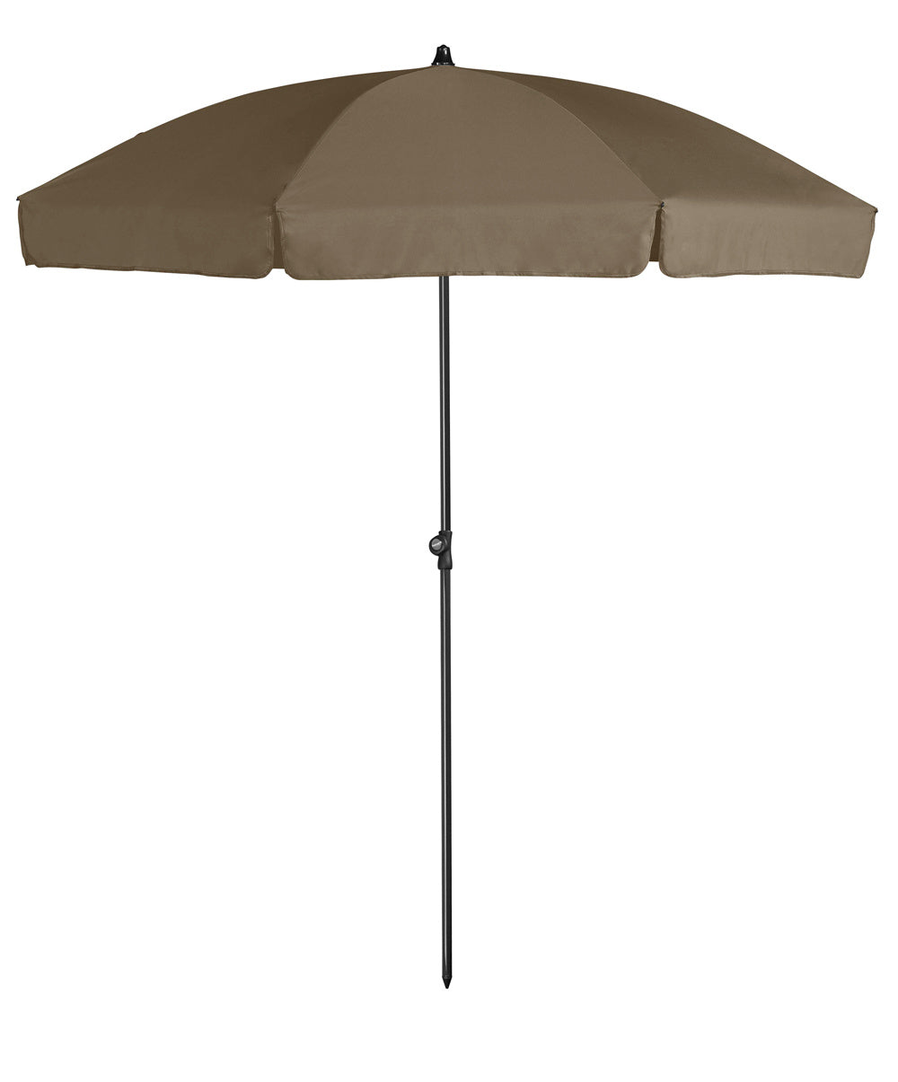 Platinum parasol Aruba ø200 volant - Taupe