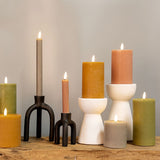 Stompkaars rustiek Ø7,5CM LED ro Lyon M amber-L7,5B7,5H12,5CM