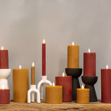 Stompkaars rustiek Ø10CM LED ro Lyon S rood-L10B10H10CM