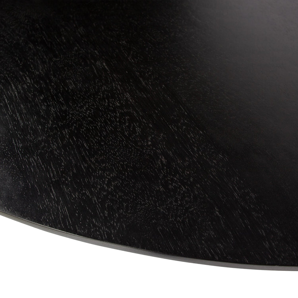 BLANCO EETTAFEL O120 CM MANGO DIEPZWART