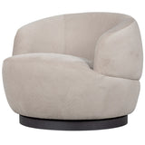 BePureHome - Woolly draaifauteuil ribcord naturel