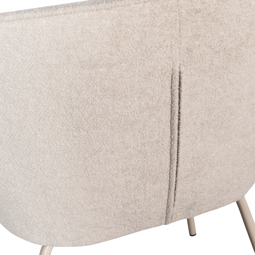 ADMIT EETKAMERSTOEL GEWEVEN STOF PEBBLE