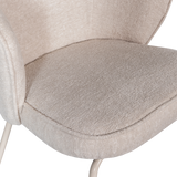 ADMIT EETKAMERSTOEL GEWEVEN STOF PEBBLE