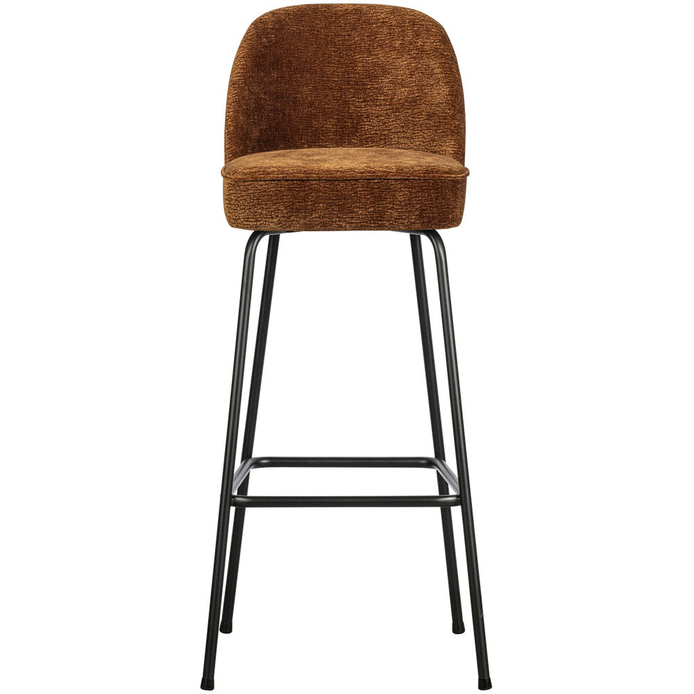 VOGUE BARSTOEL 80 CM 3D CHENILLE MIDDENBRUIN