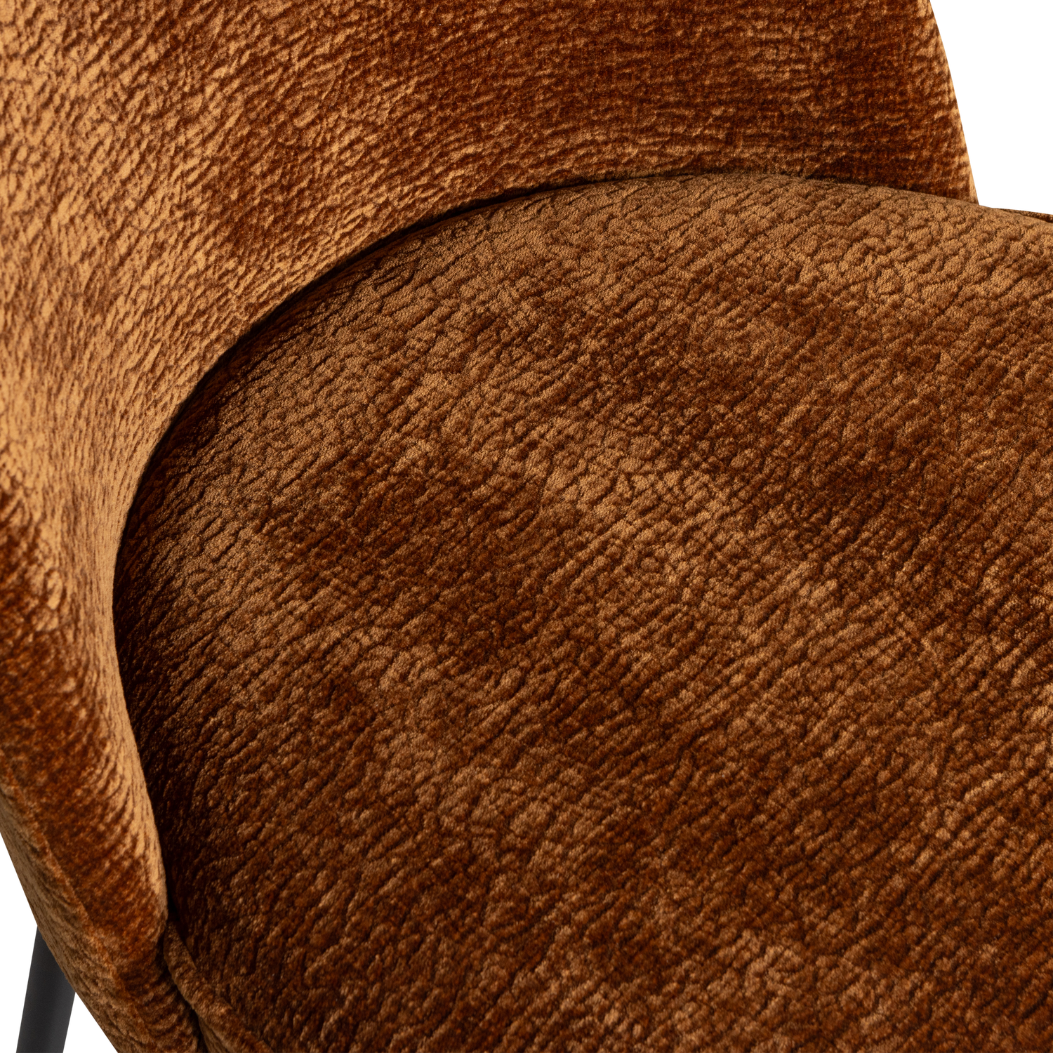 VOGUE BARSTOEL 80 CM 3D CHENILLE MIDDENBRUIN