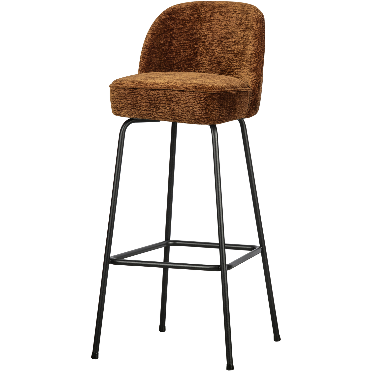 VOGUE BARSTOEL 80 CM 3D CHENILLE MIDDENBRUIN
