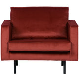 RODEO FAUTEUIL VELVET KASTANJEBRUIN