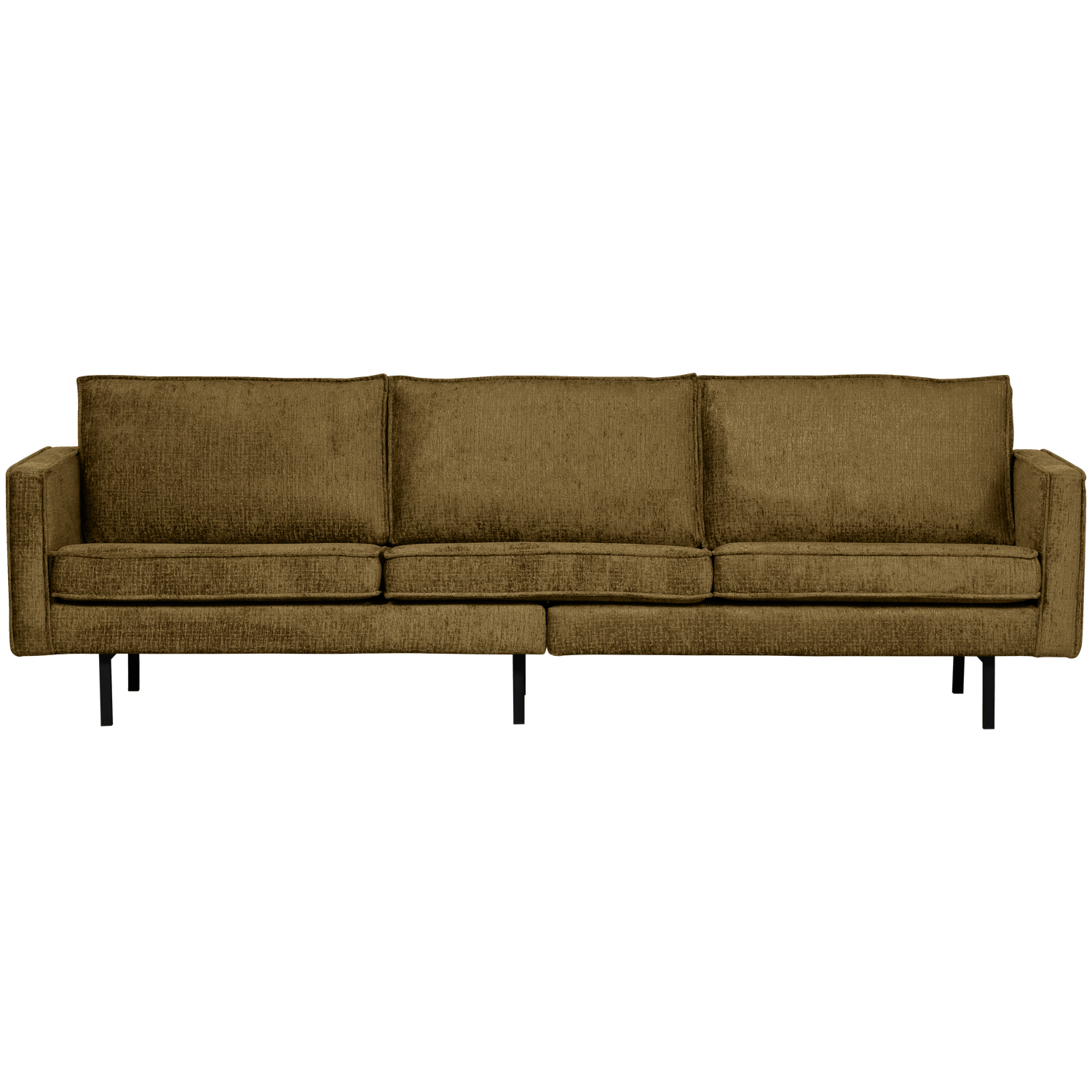 RODEO 3-ZITS BANK STRUCTURE VELVET BRASS