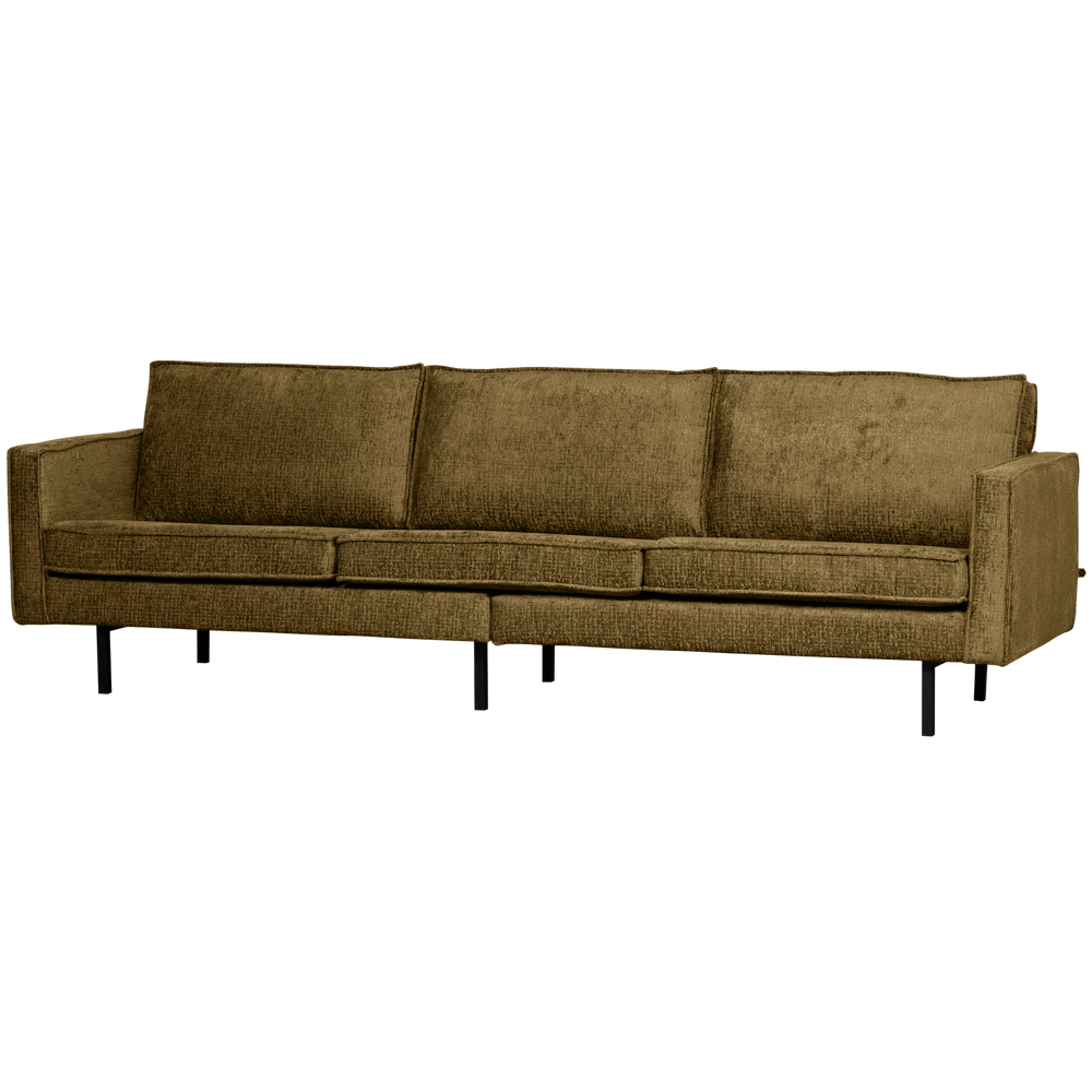 RODEO 3-ZITS BANK STRUCTURE VELVET BRASS