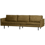 RODEO 3-ZITS BANK STRUCTURE VELVET BRASS