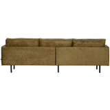 RODEO 3-ZITS BANK STRUCTURE VELVET BRASS