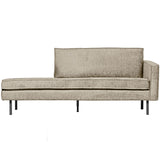 RODEO DAYBED RECHTS STRUCTURE VELVET WHEATFIELD
