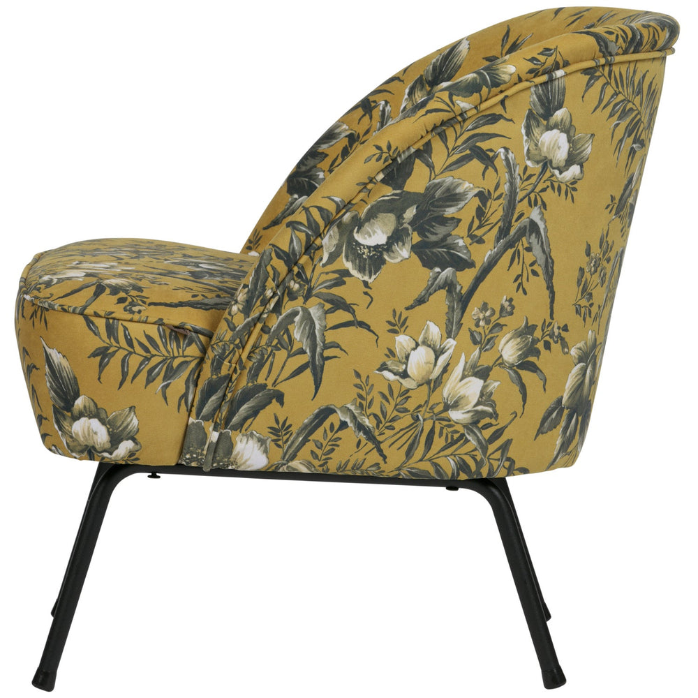 VOGUE FAUTEUIL VELVET POPPY MOSTERDGEEL