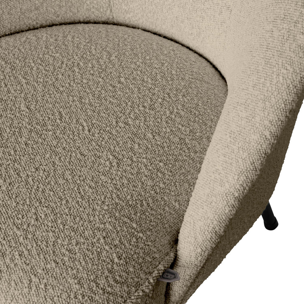 VOGUE FAUTEUIL BOUCLE BEIGE