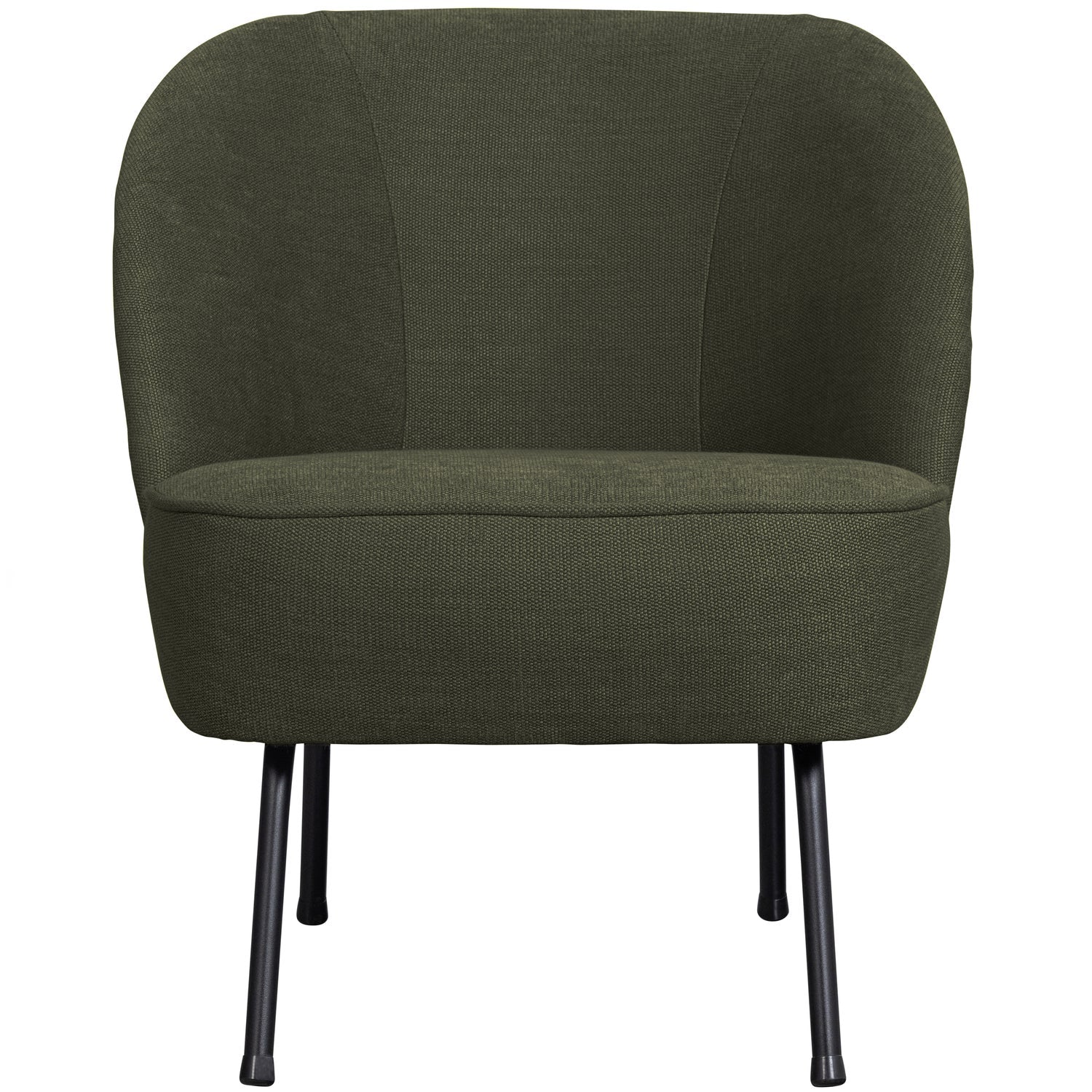VOGUE FAUTEUIL GEWEVEN STOF WARM GROEN
