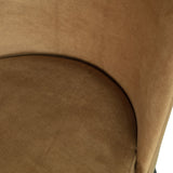 VOGUE EETKAMERSTOEL VELVET HONINGGEEL