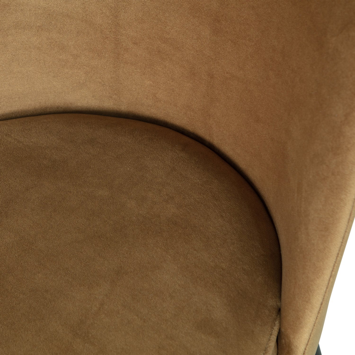 VOGUE EETKAMERSTOEL VELVET HONINGGEEL