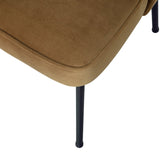 VOGUE EETKAMERSTOEL VELVET HONINGGEEL