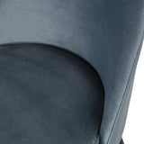 VOGUE EETKAMERSTOEL VELVET BLAUW