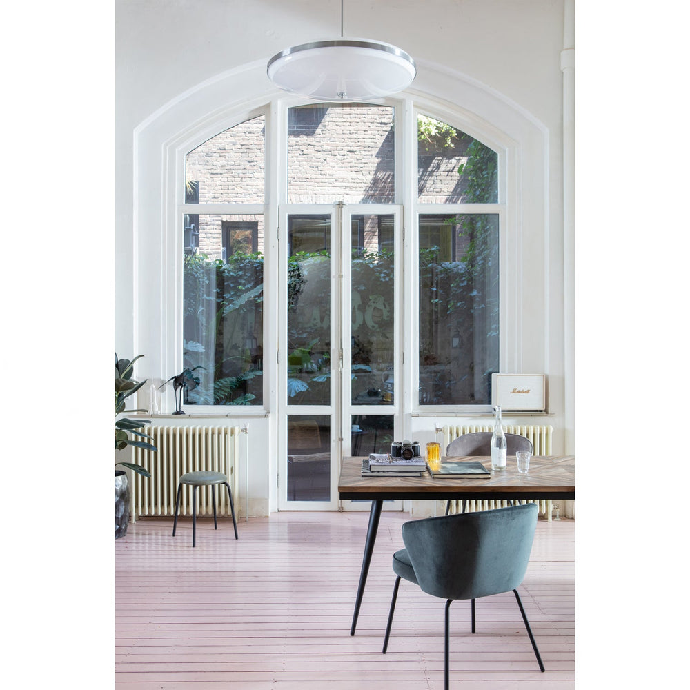 RHOMBIC EETTAFEL 220X90 CM HOUT/METAAL