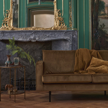 RODEO HOEKBANK RECHTS VELVET HONINGGEEL