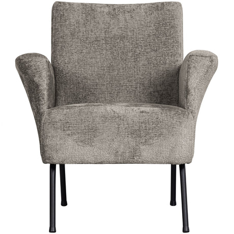 MUSE FAUTEUIL GROF GEWEVEN STOF TAUPE