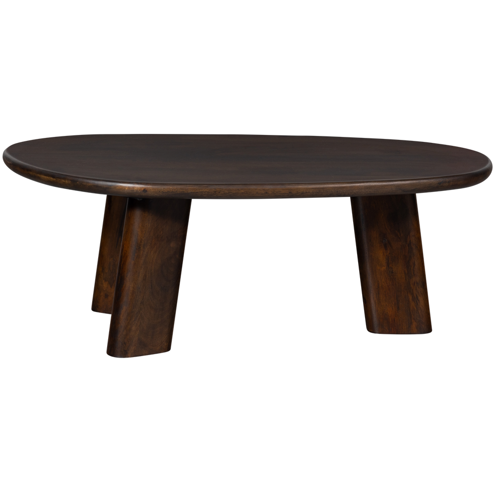 ROUNDLY SALONTAFEL MANGOHOUT DONKERBRUIN