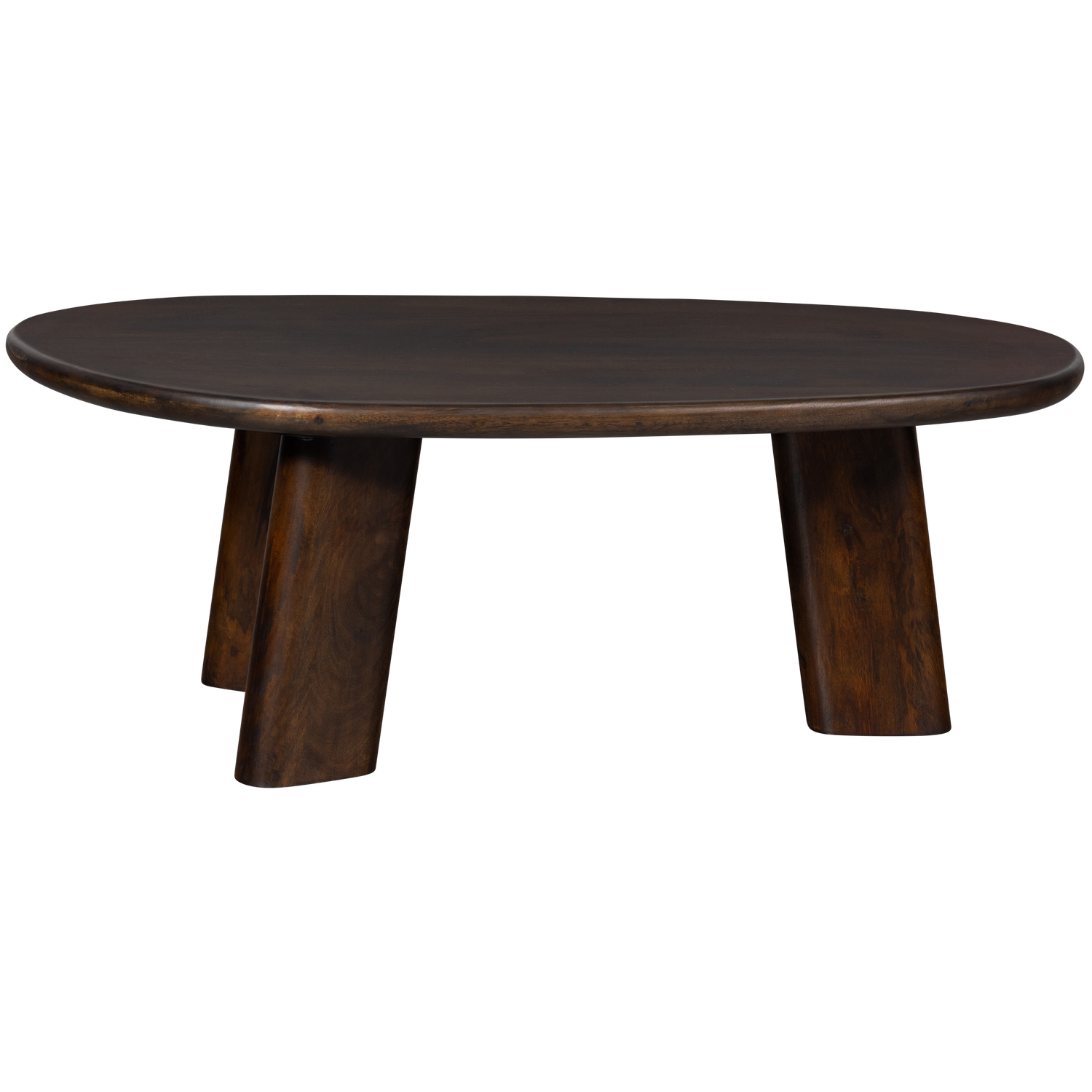 ROUNDLY SALONTAFEL MANGOHOUT DONKERBRUIN