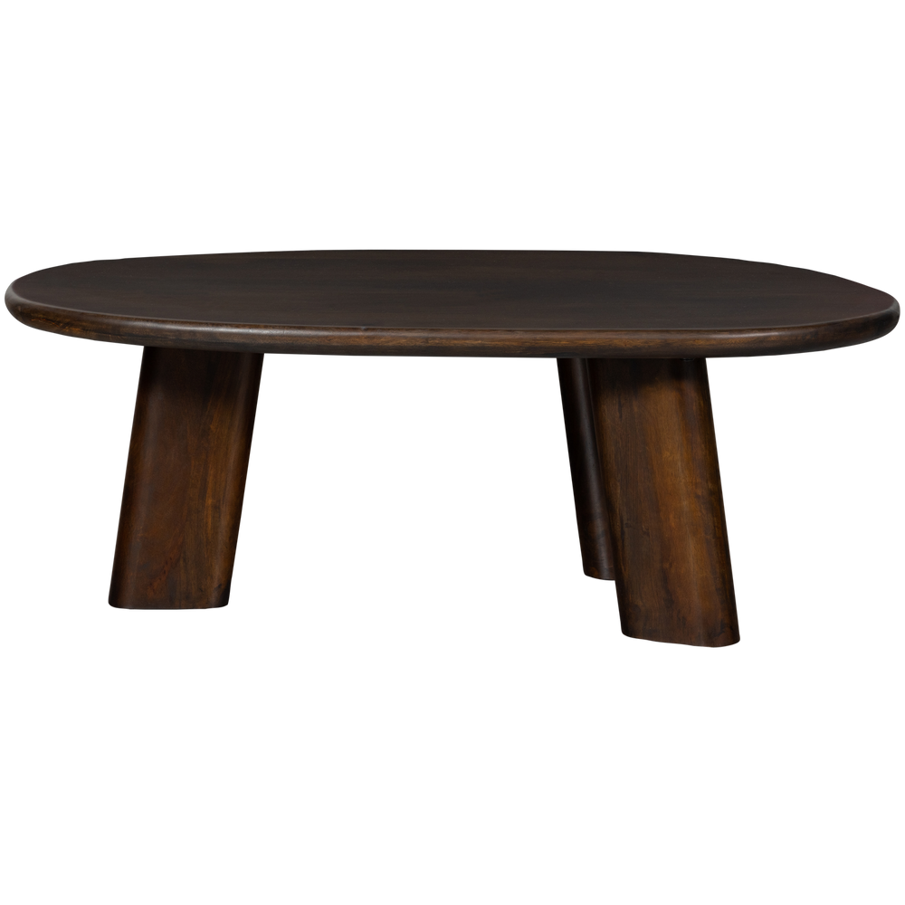 ROUNDLY SALONTAFEL MANGOHOUT DONKERBRUIN