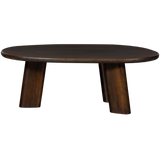 ROUNDLY SALONTAFEL MANGOHOUT DONKERBRUIN