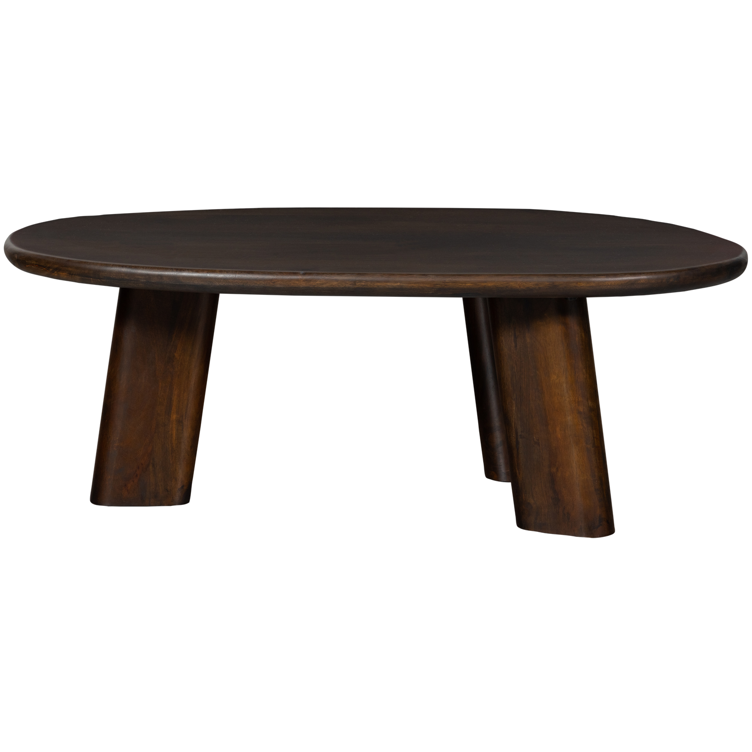 ROUNDLY SALONTAFEL MANGOHOUT DONKERBRUIN