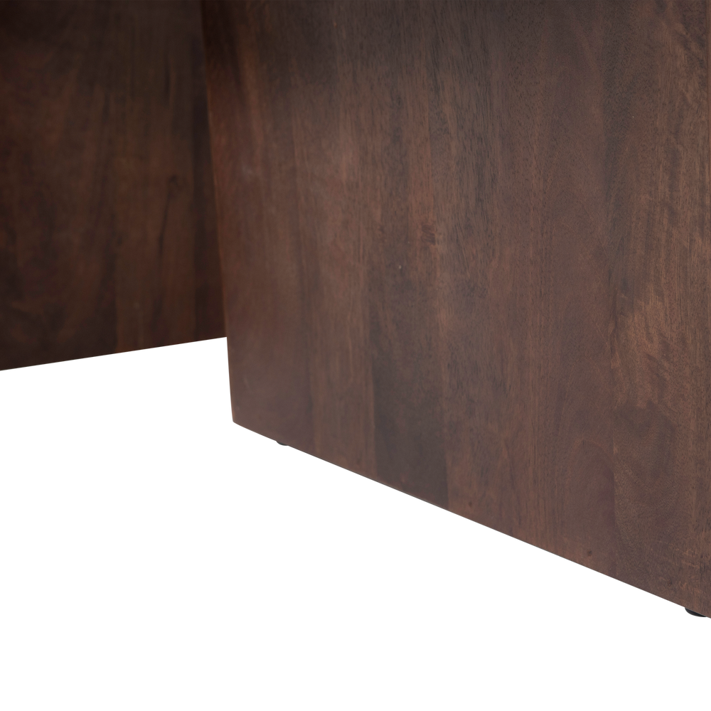 SEAM SALONTAFEL MANGOHOUT DONKERBRUIN