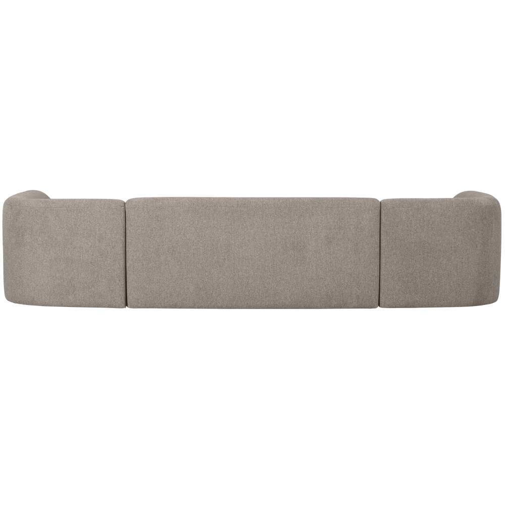 SLOPING U-VORM BANK OFF WHITE MELANGE