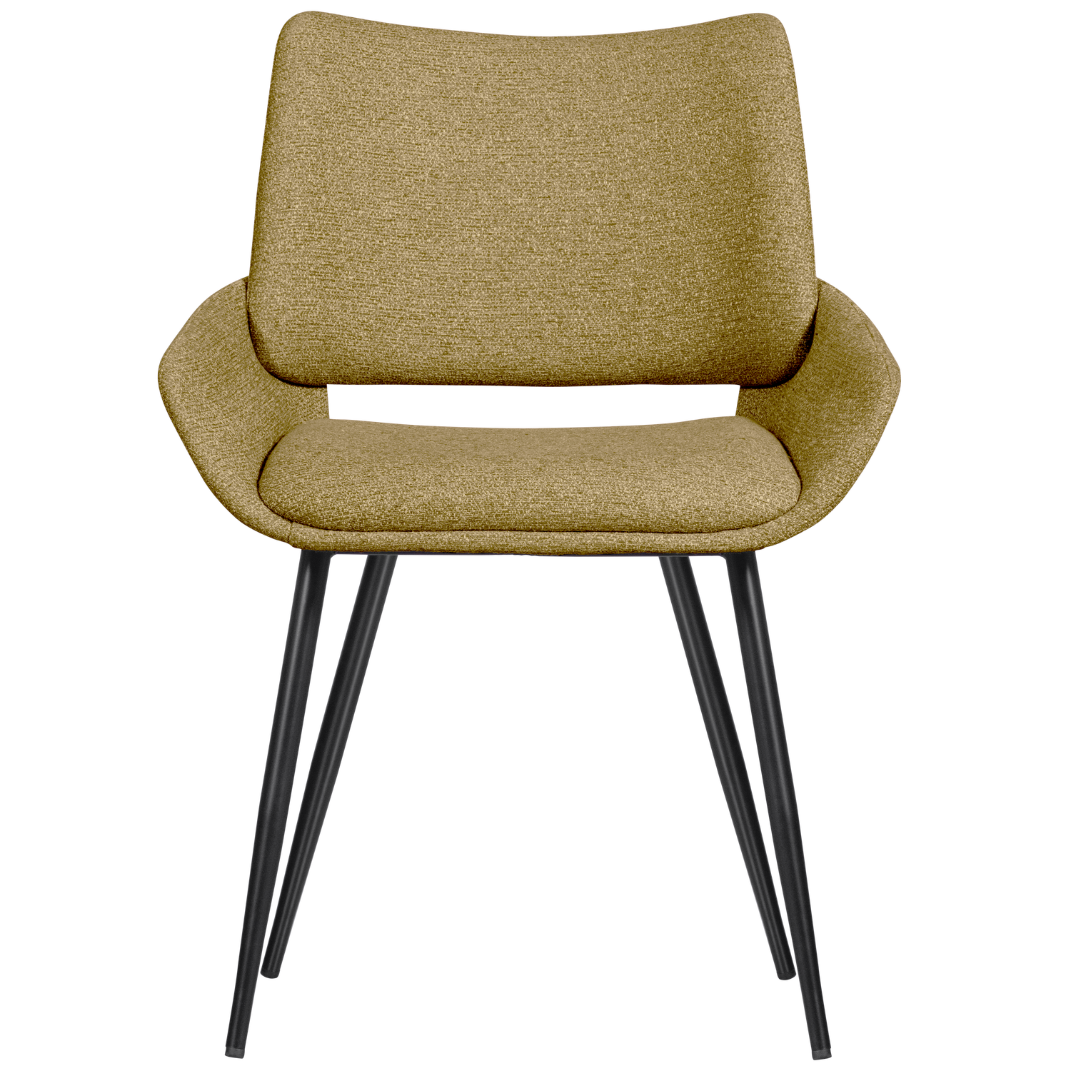 PARADE EETKAMERSTOEL MELANGE STOF MOSTERD