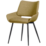 PARADE EETKAMERSTOEL MELANGE STOF MOSTERD