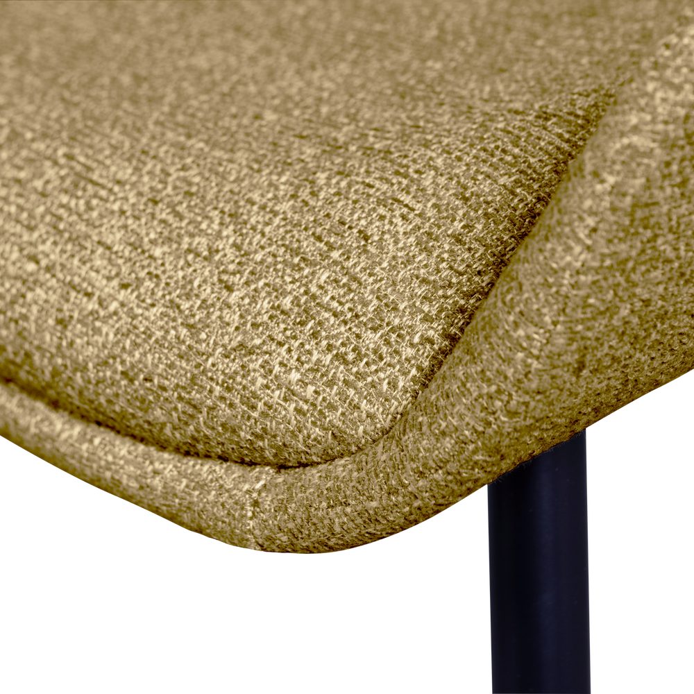 PARADE EETKAMERSTOEL MELANGE STOF MOSTERD