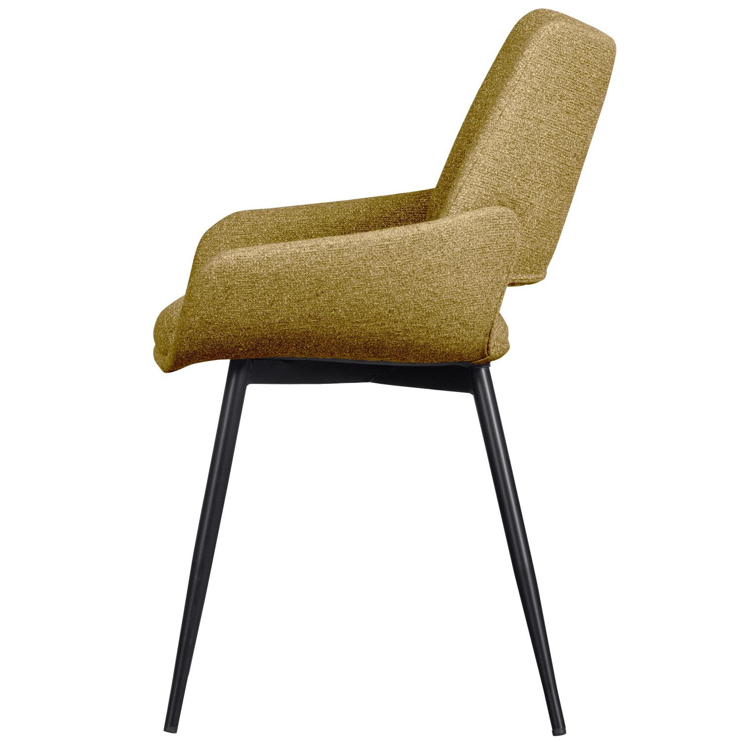 PARADE EETKAMERSTOEL MELANGE STOF MOSTERD