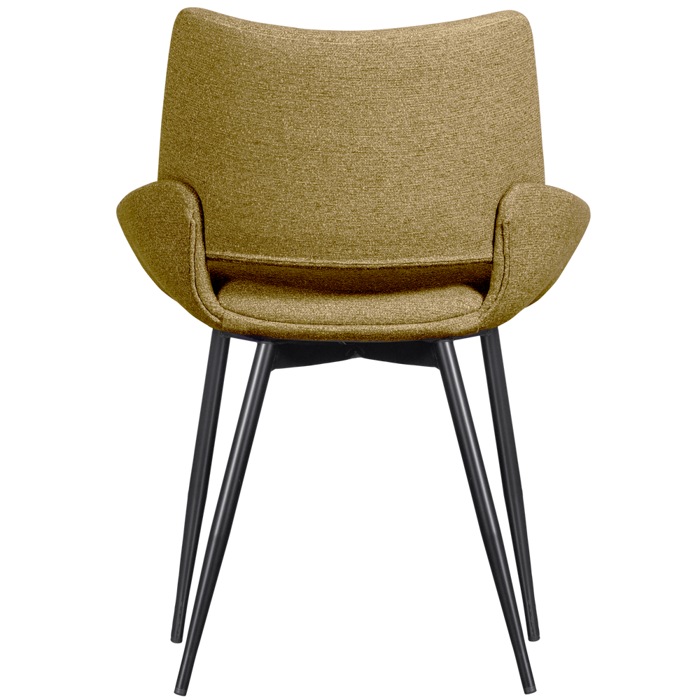 PARADE EETKAMERSTOEL MELANGE STOF MOSTERD