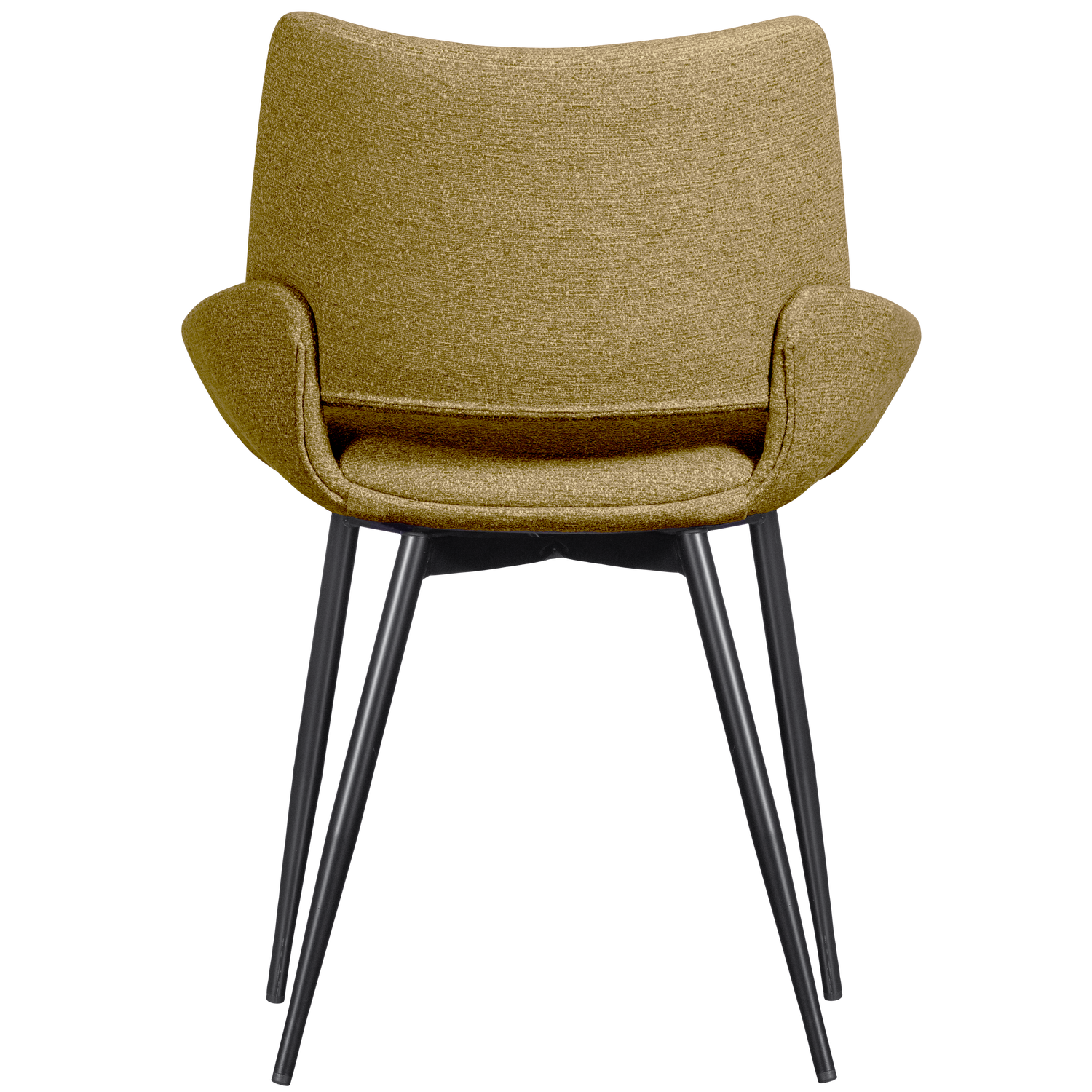 PARADE EETKAMERSTOEL MELANGE STOF MOSTERD