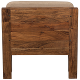 OPULENT FAUTEUIL BOUCLE/HOUT NATUREL